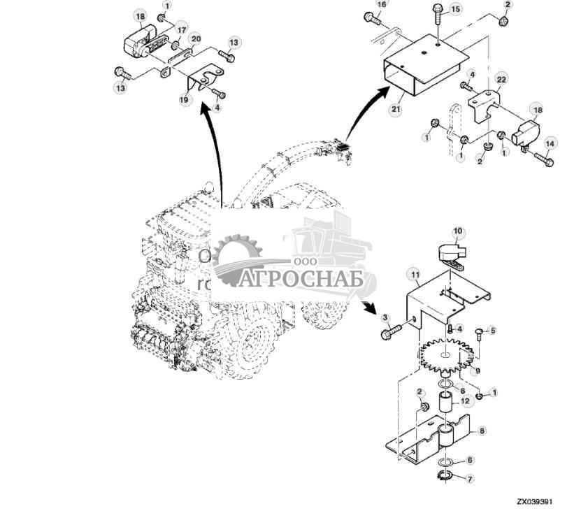Spout Turning Sensor and Support, Automatic Spout Positioning 